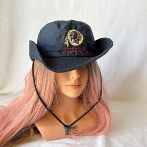 Vintage Redskins Bucket Hat XL Navy Lightweight